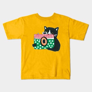 Photographer Cat Kids T-Shirt